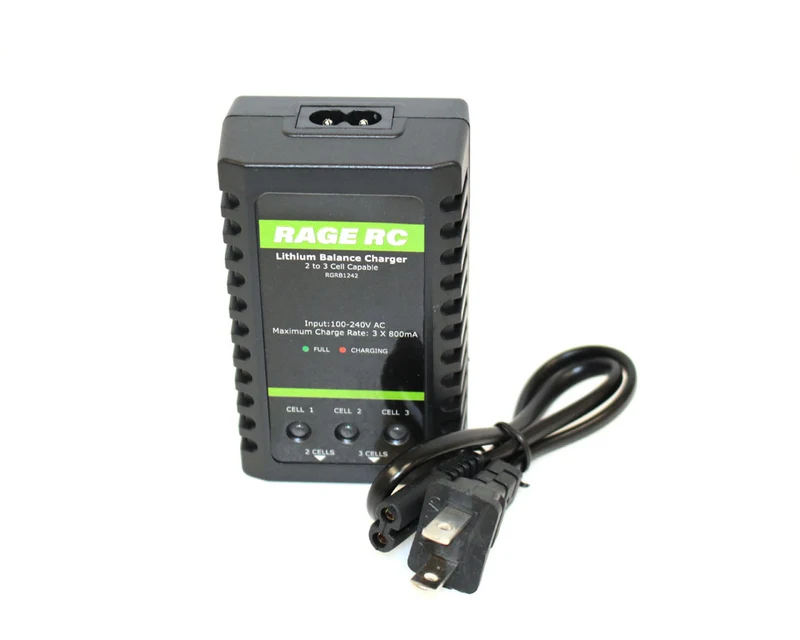 Rage RC 2-3S, 800mA, AC Balance Charger