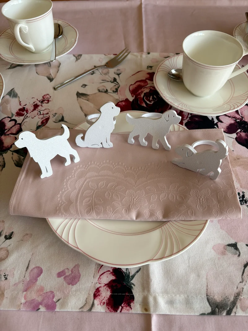 Serviettenringe „Hund“ | 3D‑Druck Hunde Tischdeko