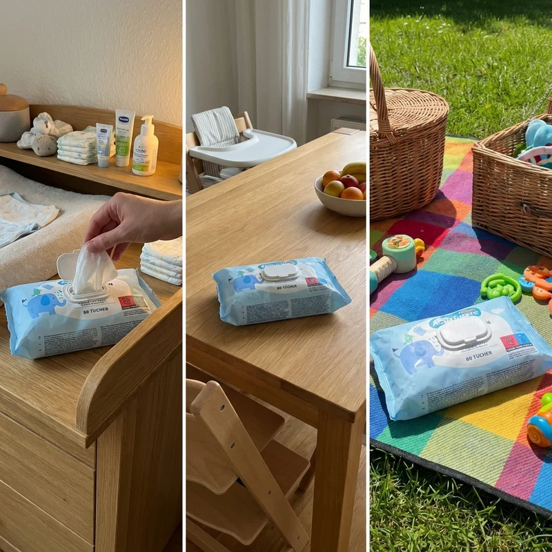 3D‑gedruckter Deckel für Feuchttücher | passgenau für Balea, Lidl & Rossmann