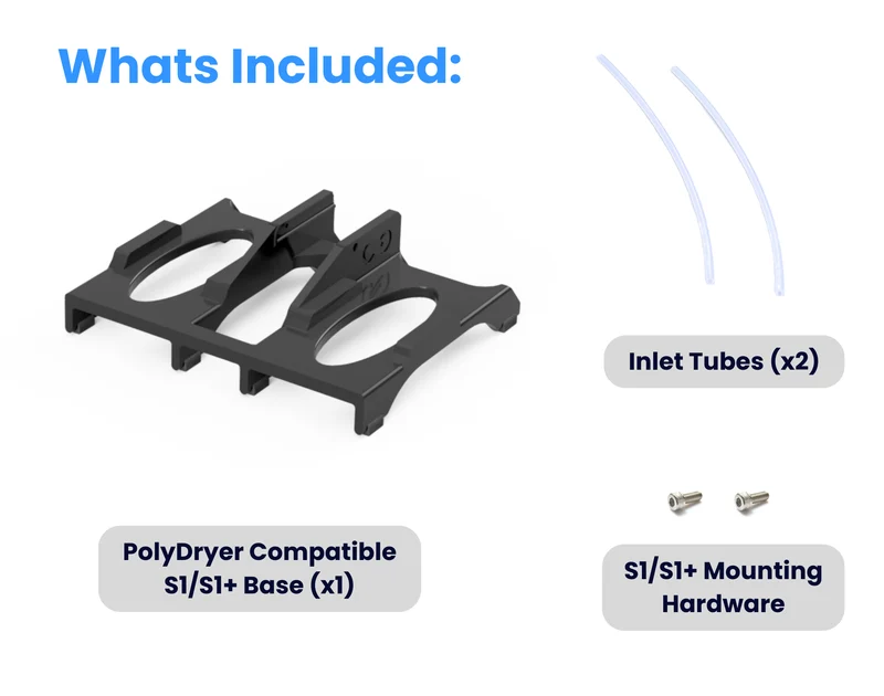 PolyDryer Mount Kit for S1+ Automatic Filament Reloader