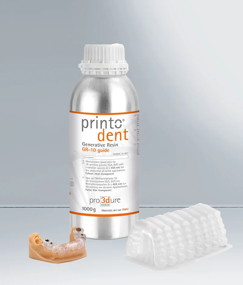 Pro3dure Printodent® GR-10 guide