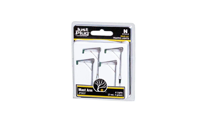 Woodland JP5637 N Scale Mast Arm Traffic Lights