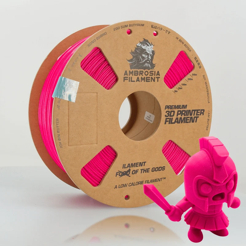 AMBROSIA Galactic (Sparkle) PLA Filament of the Gods - 1KG Bambu AMS Friendly Cardboard Spools Premium 3D Printing Filament