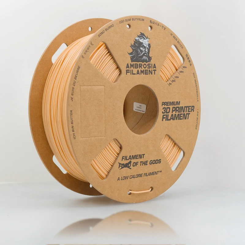 AMBROSIA PLA Filament of the Gods - 1KG Bambu AMS Friendly Cardboard Spools Premium 3D Printing Filament