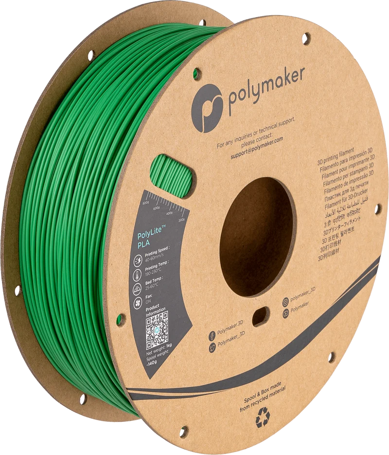Polymaker PolyLite PLA 3D Printer Filament 1KG 1.75mm