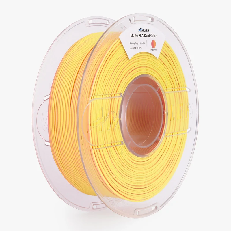 PLA Matte Dual Filament 1.75mm, 1KG/2.2LB