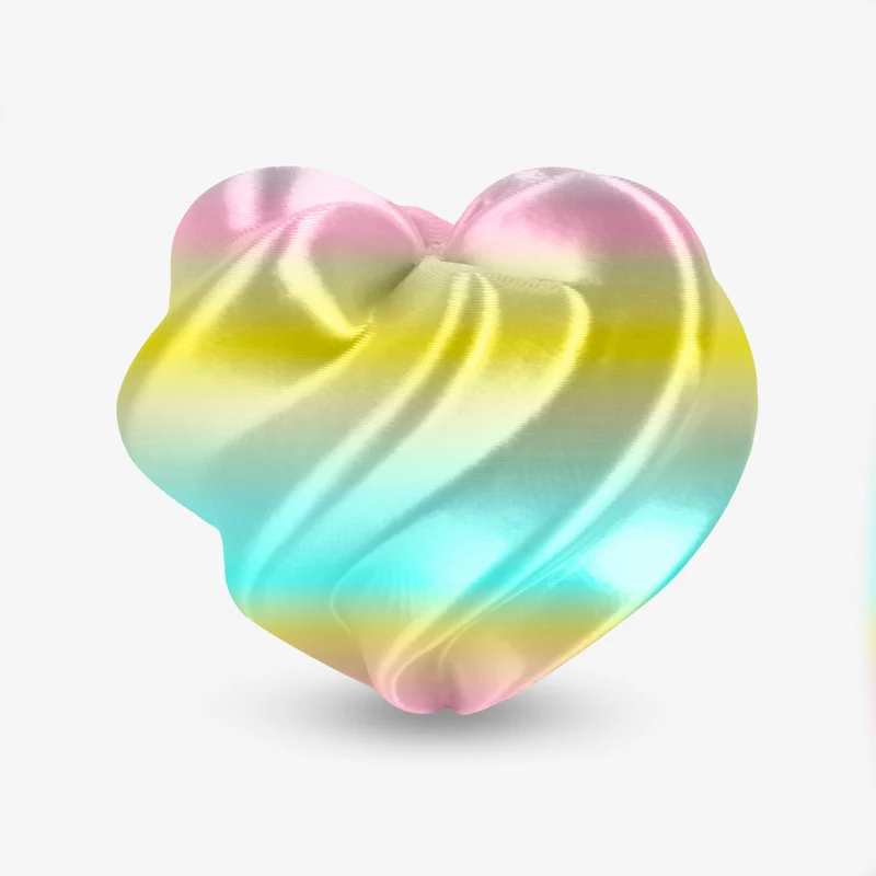 PLA Silk Rainbow 1.75mm, 1KG/2.2LB
