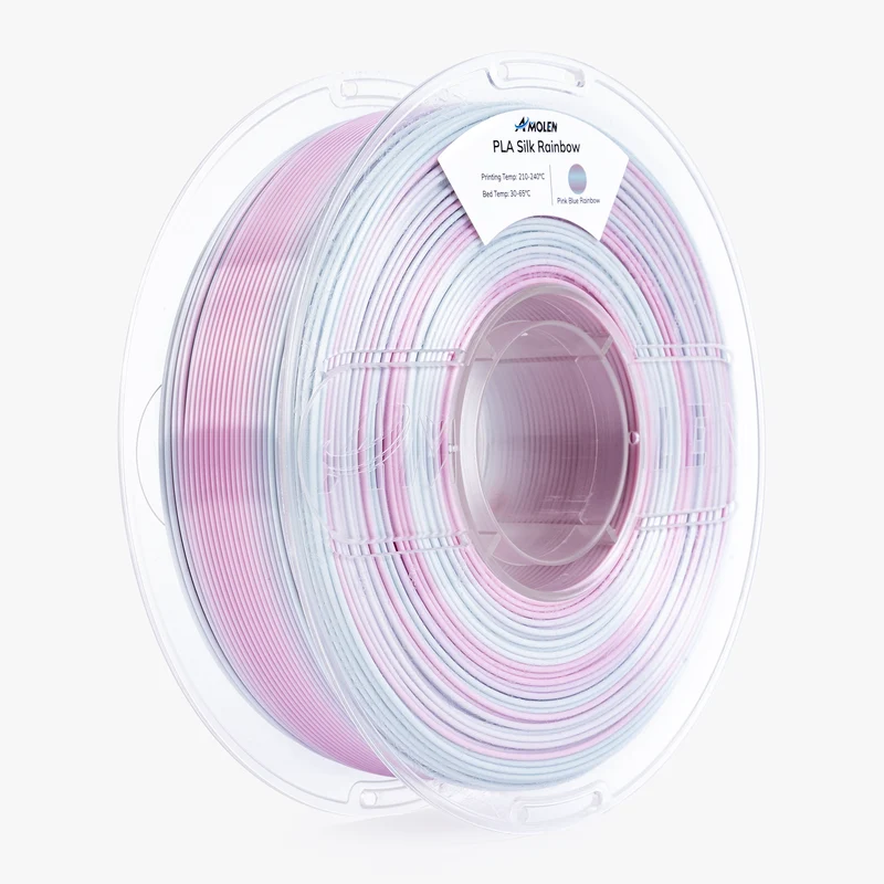 PLA Silk Rainbow 1.75mm, 1KG/2.2LB