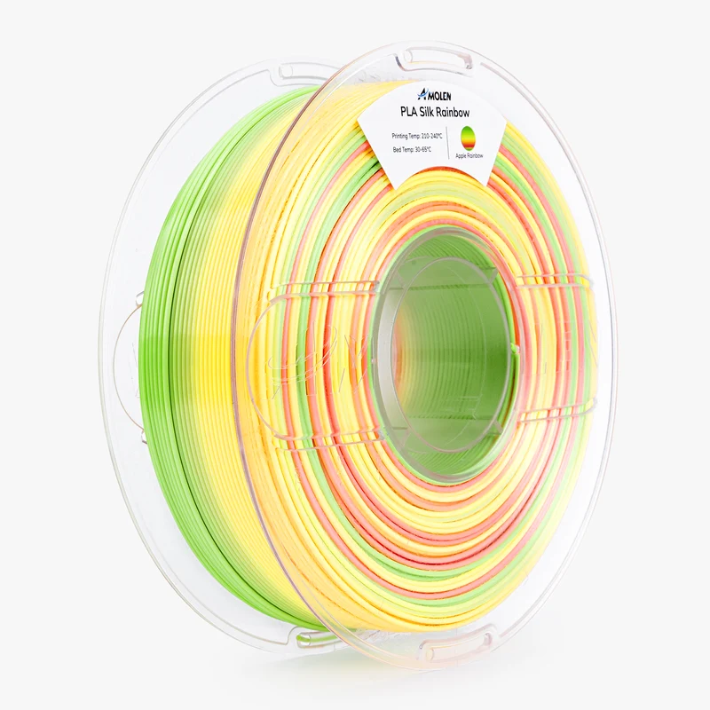 PLA Silk Rainbow 1.75mm, 1KG/2.2LB