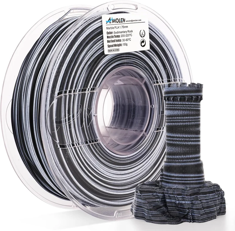 PLA Marble 1.75mm, 1KG/2.2LB