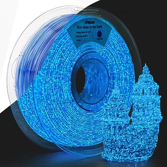 PLA Glow-in-the-Dark 1.75mm, 1KG/2.2LB