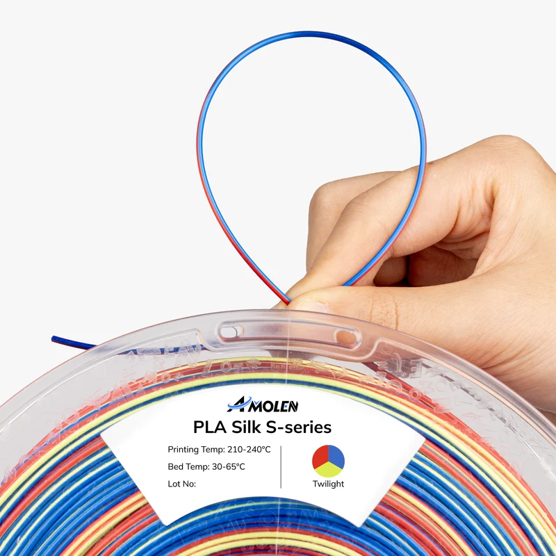 PLA Silk S-Series Filament 1.75mm, 1KG/2.2LB