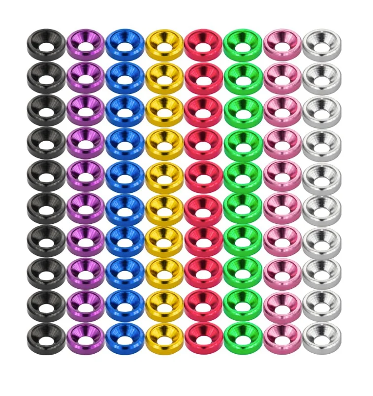 PlatinumRC M3 Countersunk Anodized Finishing Washers (5)