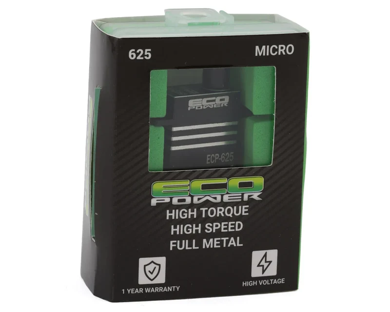 EcoPower 625 Aluminum Digital Micro Servo Direct Fit For Losi™ Micro-B/T (HV)