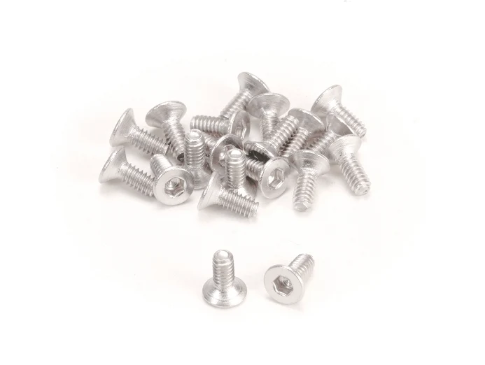 PN Racing M2x5 Countersink Stainless Steel Hex Machine Screw (20pcs)