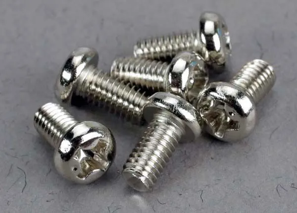 Traxxas Round Head Screws 3x6mm (6)