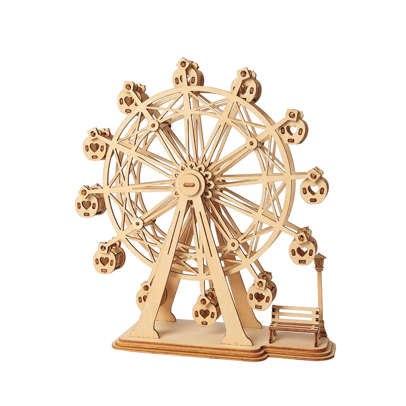 Robotime Classical 3D Wood Puzzles - Ferris Wheel