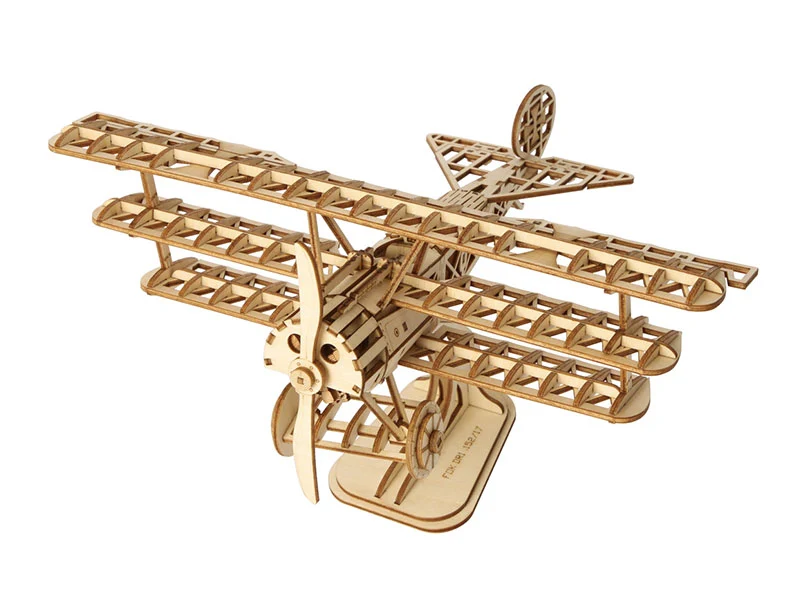 Robotime Classic 3D Wood Puzzles - Tri-Plane