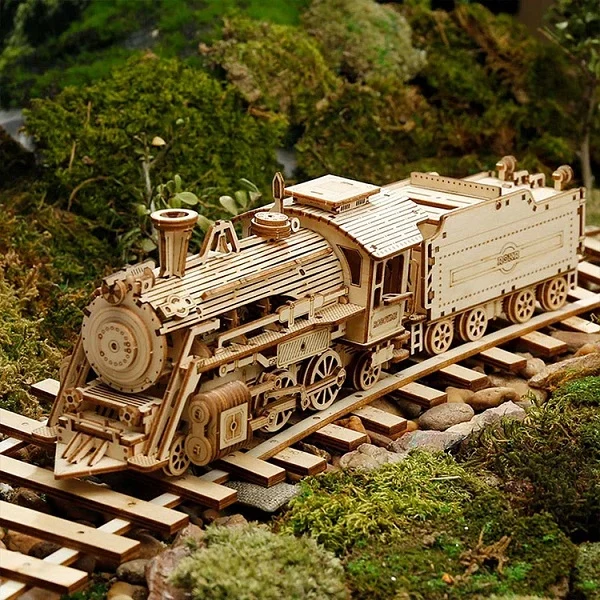 Robotime Scale Model Vehicles - Prime Steam Express