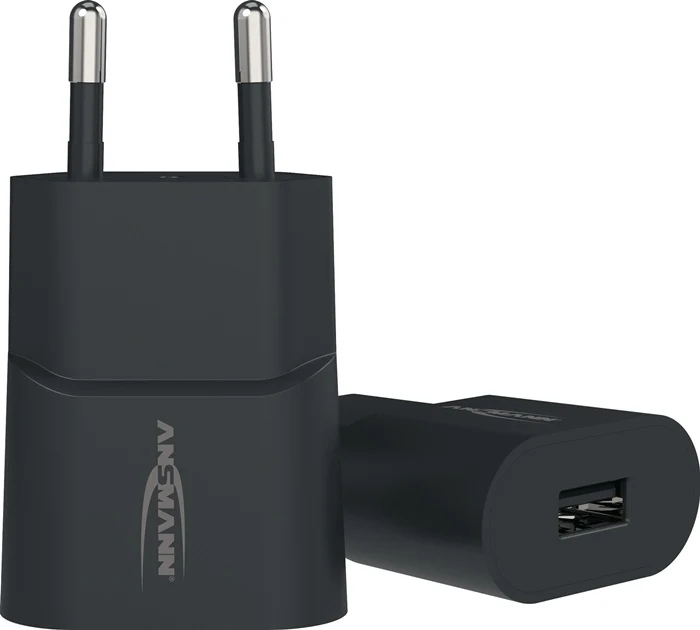 ANSMANN Home Charger HC105 USB-Ladegerät, 5 W, 1 USB-Port, schwarz