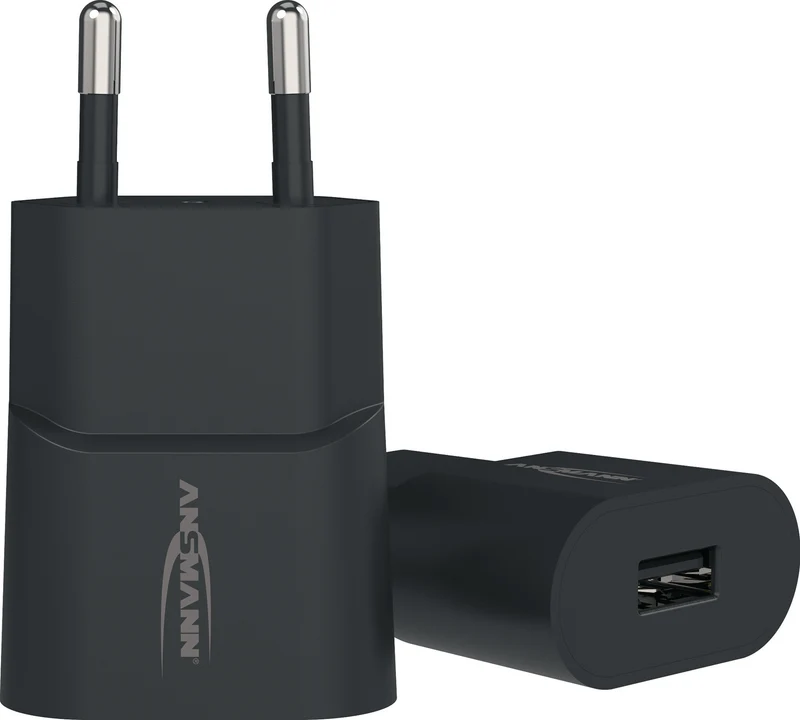 ANSMANN Home Charger HC105 USB-Ladegerät, 5 W, 1 USB-Port, schwarz