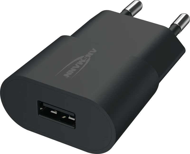 ANSMANN Home Charger HC105 USB-Ladegerät, 5 W, 1 USB-Port, schwarz