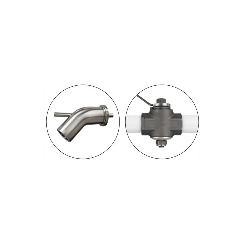 SPRITZJET TWIST FIX L 600 – Spritzkopf 45°, ALU 360° mit Kegelhahn