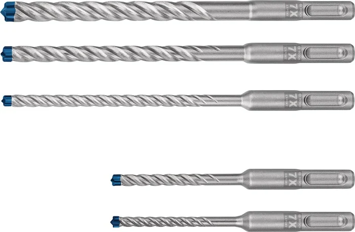 Hammerbohrer-Satz Expert plus 7X 5- teilig SDS Plus Kunststoffkassette mit Euroloch