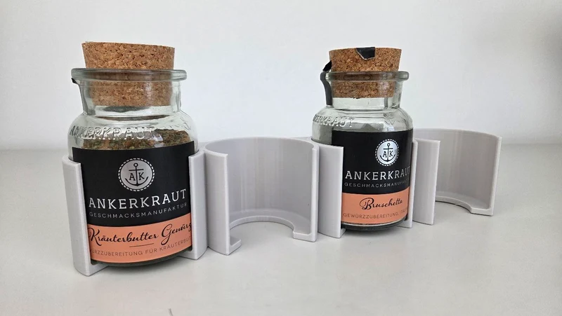 Gewürzregal (z.B. für Ankerkraut-Gläser)