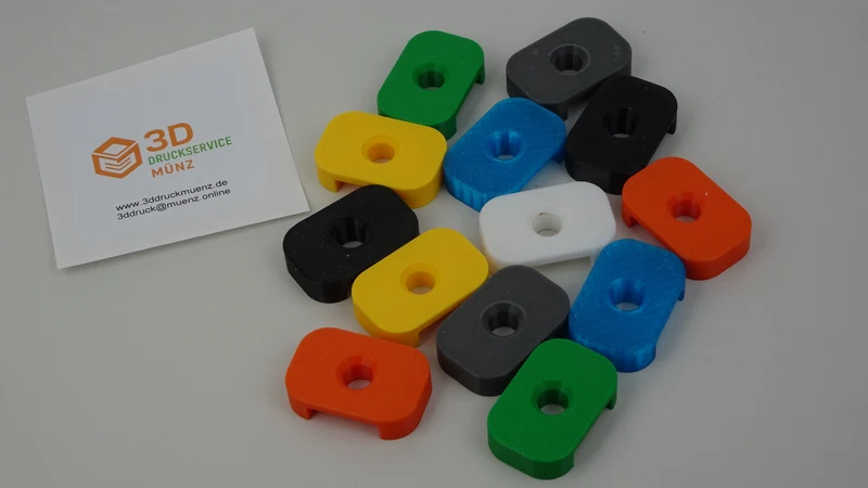 Adapter für Leitergummis und Tellerkopfschraube - Set mit 10 Stück