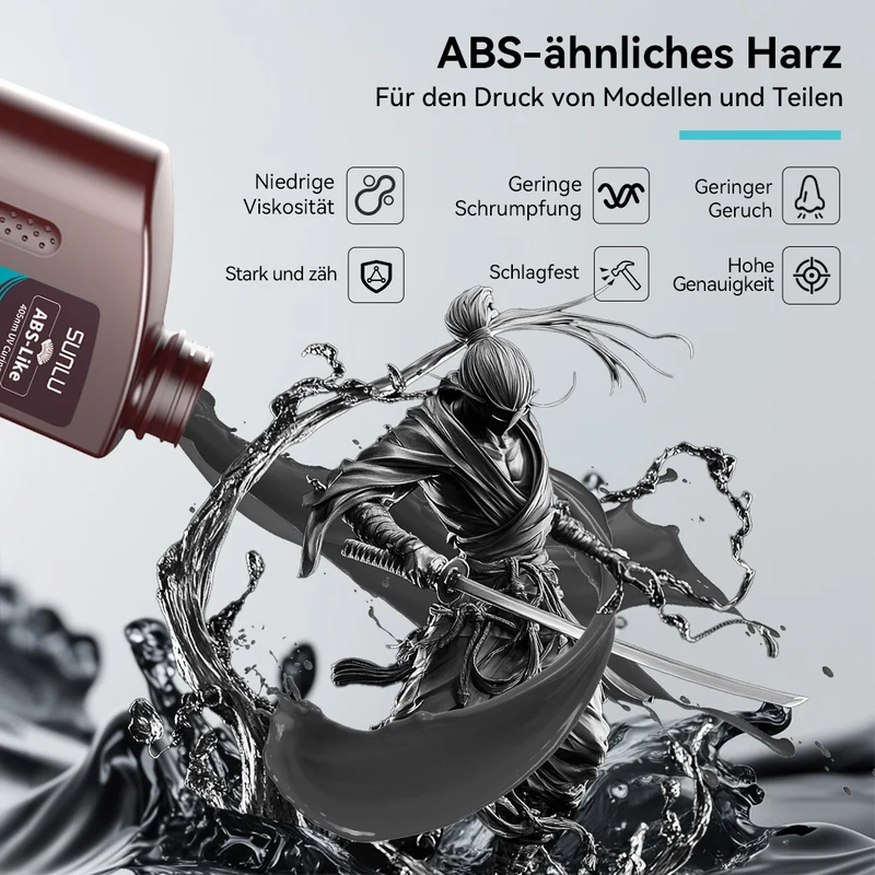 [5 kaufen, nur 4 bezahlen] ABS-Like UV Harz 1000G