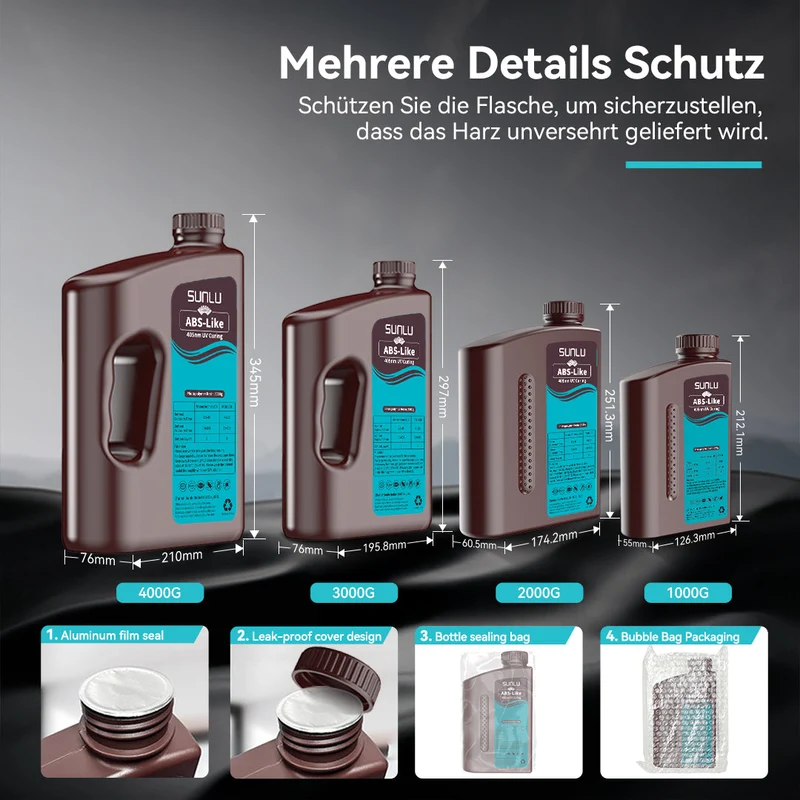 [5 kaufen, nur 4 bezahlen] SUNLU 1000G Harz Serie Heißer Verkauf