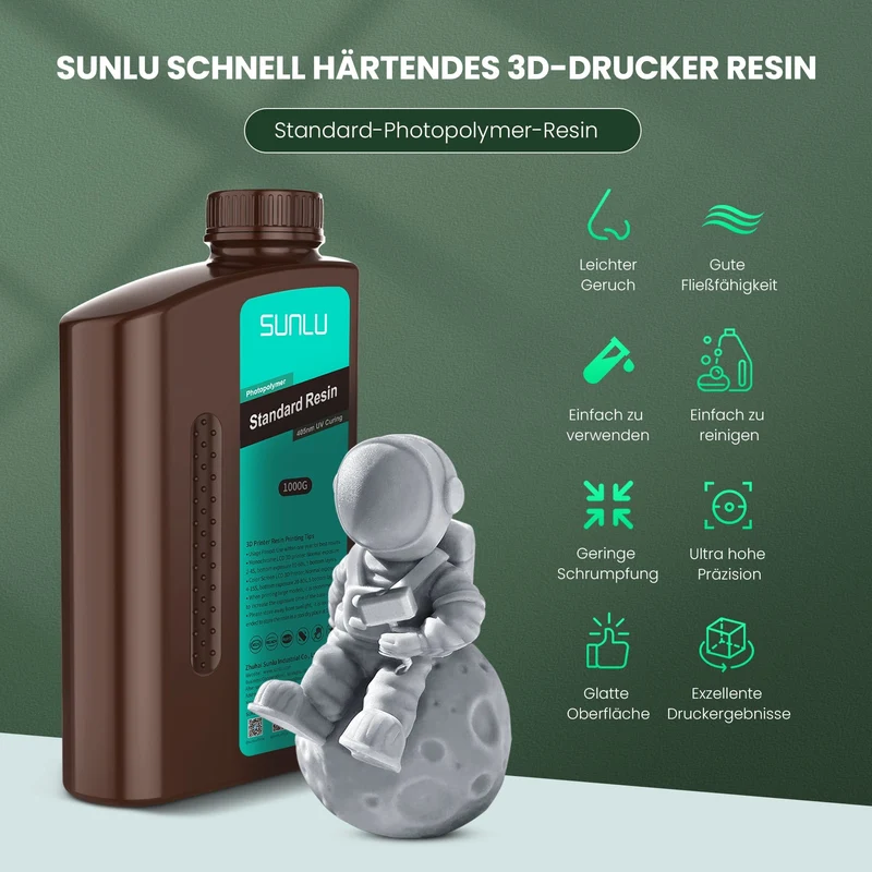 [5 kaufen, nur 4 bezahlen] SUNLU 1000G Harz Serie Heißer Verkauf