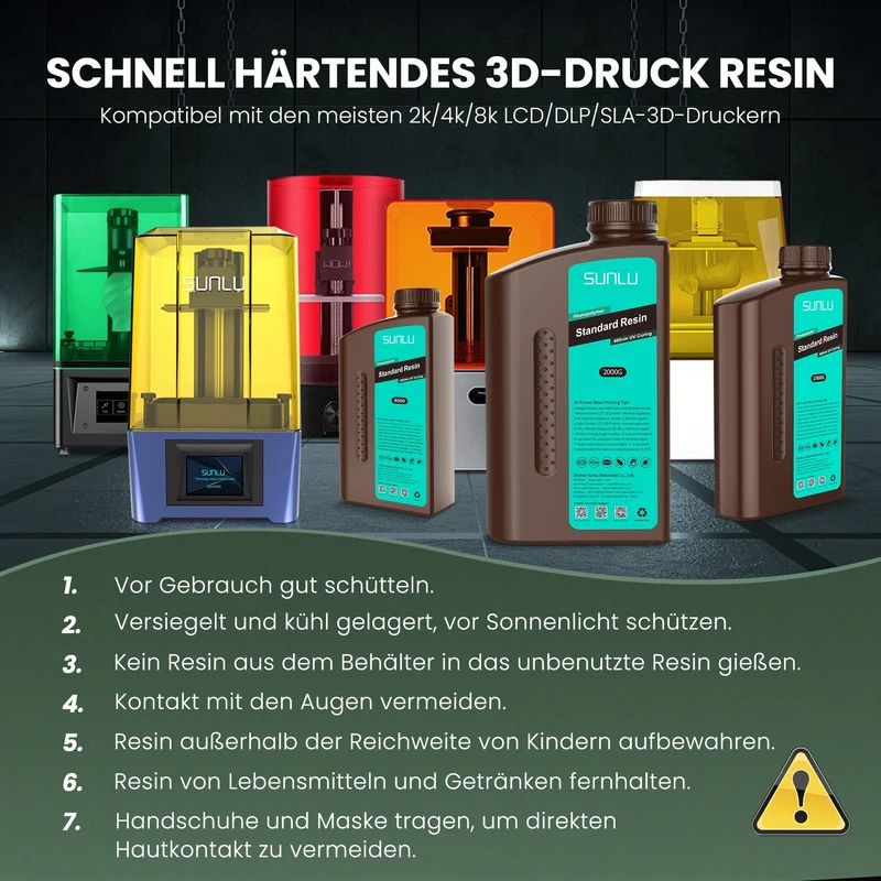 [5 kaufen, nur 4 bezahlen] SUNLU 1000G Harz Serie Heißer Verkauf
