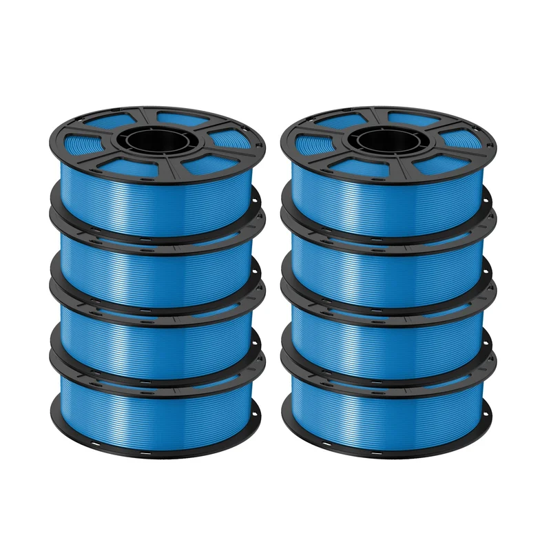 GEEETECH Silk PLA 3D Printer Filament 1.75mm, 1kg Spool, 8 Rolls Bundle