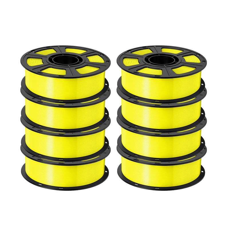 GEEETECH Silk PLA 3D Printer Filament 1.75mm, 1kg Spool, 8 Rolls Bundle