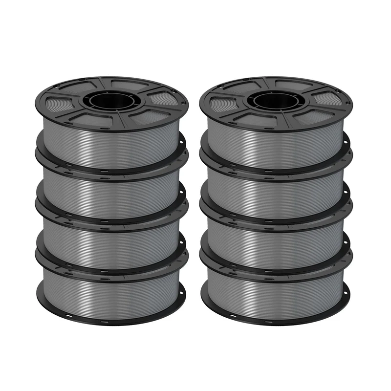 GEEETECH Silk PLA 3D Printer Filament 1.75mm, 1kg Spool, 8 Rolls Bundle