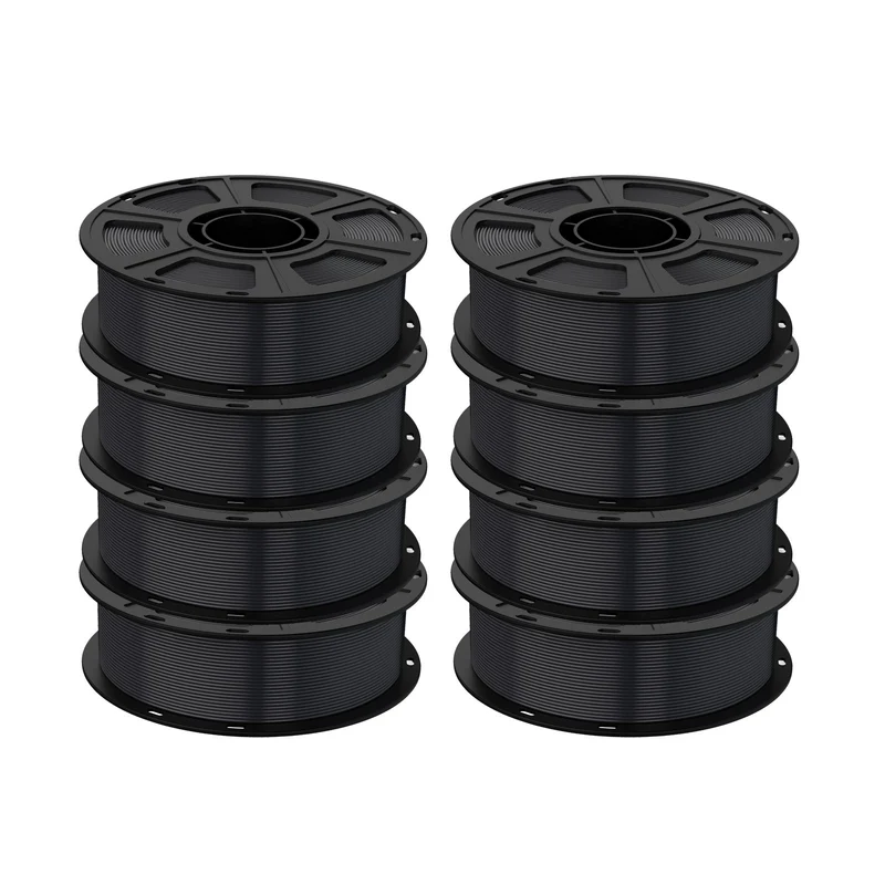 GEEETECH Silk PLA 3D Printer Filament 1.75mm, 1kg Spool, 8 Rolls Bundle