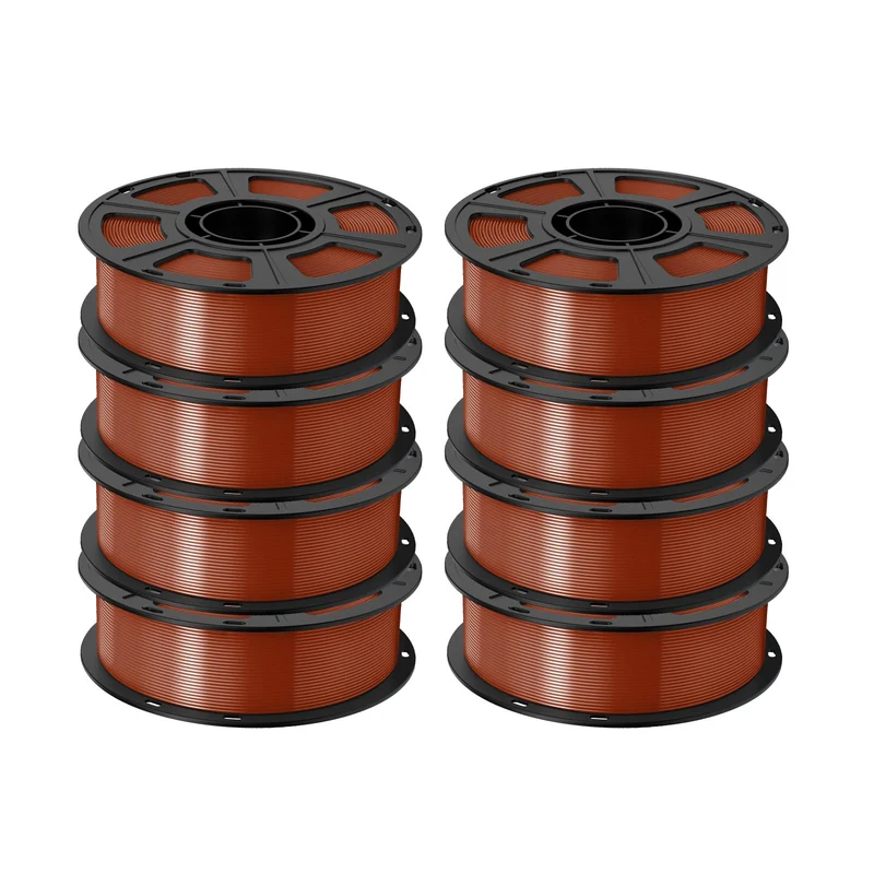 GEEETECH Silk PLA 3D Printer Filament 1.75mm, 1kg Spool, 8 Rolls Bundle