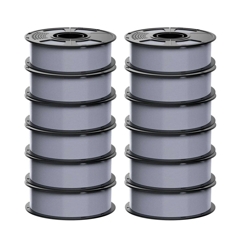GEEETECH ABS+ 3D Printer Filament 1.75mm, 1kg Spool, 12 Rolls Bundle