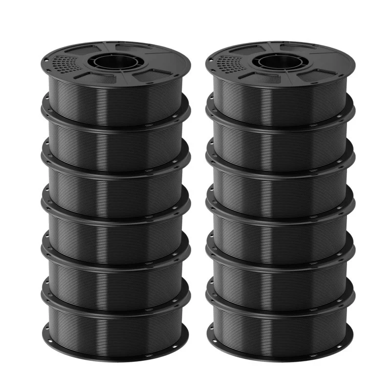GEEETECH TPU 3D Printer Filament 1.75mm, 1kg Spool, 12 Rolls Bundle