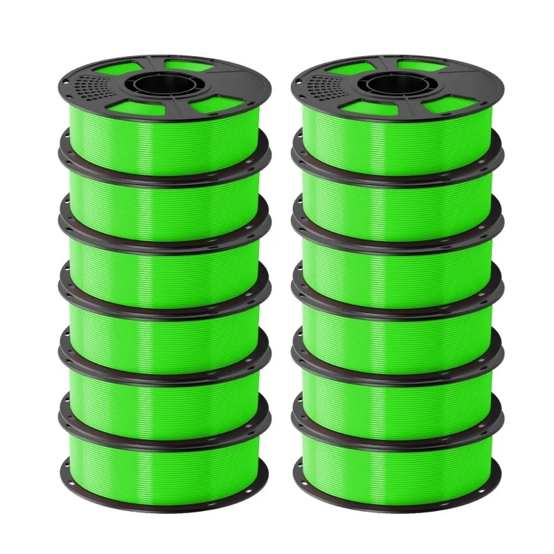 GEEETECH TPU 3D Printer Filament 1.75mm, 1kg Spool, 12 Rolls Bundle