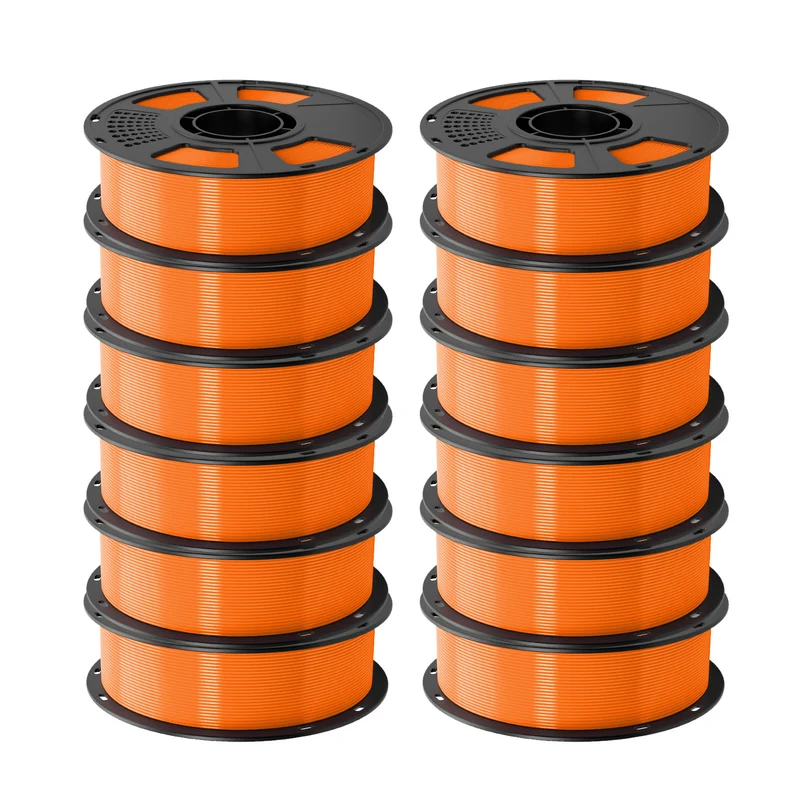 GEEETECH TPU 3D Printer Filament 1.75mm, 1kg Spool, 12 Rolls Bundle