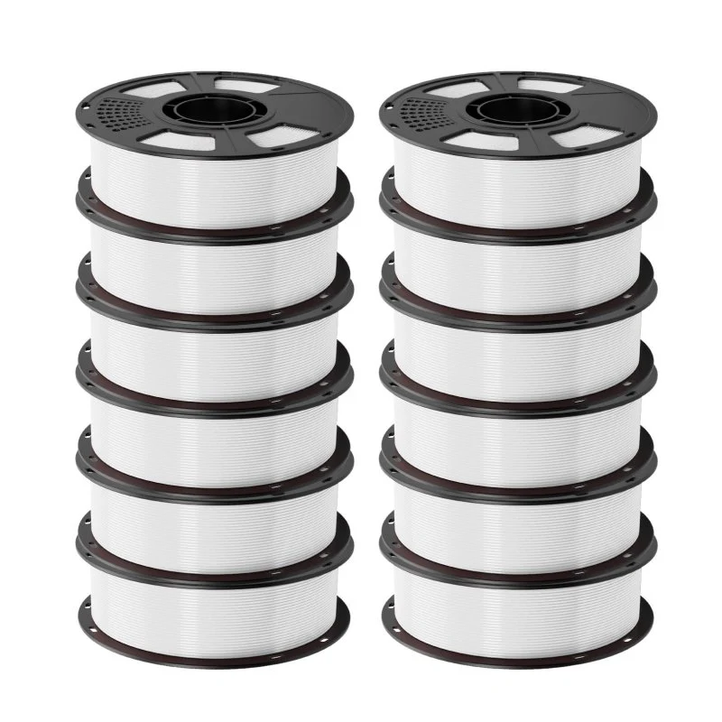 GEEETECH TPU 3D Printer Filament 1.75mm, 1kg Spool, 12 Rolls Bundle