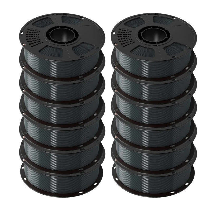 GEEETECH TPU 3D Printer Filament 1.75mm, 1kg Spool, 12 Rolls Bundle