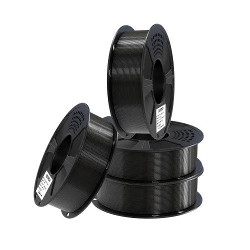 GEEETECH PETG 3D Printer Filament 1.75mm, 1kg Spool,4 Rolls Bundle