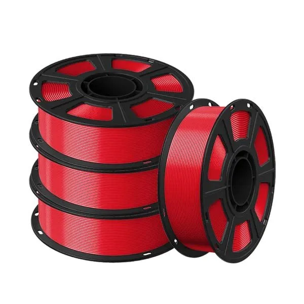 GEEETECH PETG 3D Printer Filament 1.75mm, 1kg Spool,4 Rolls Bundle