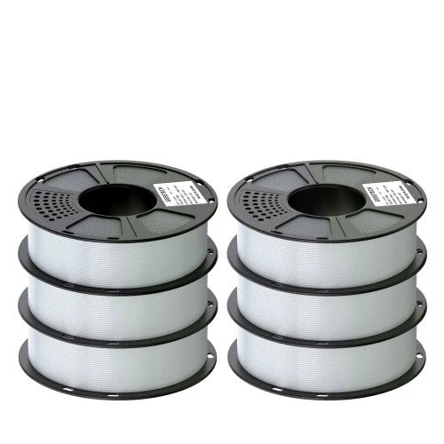 GEEETECH PLA 3D Printer Filament 1.75mm, 1kg Spool, 6 Rolls Bundle