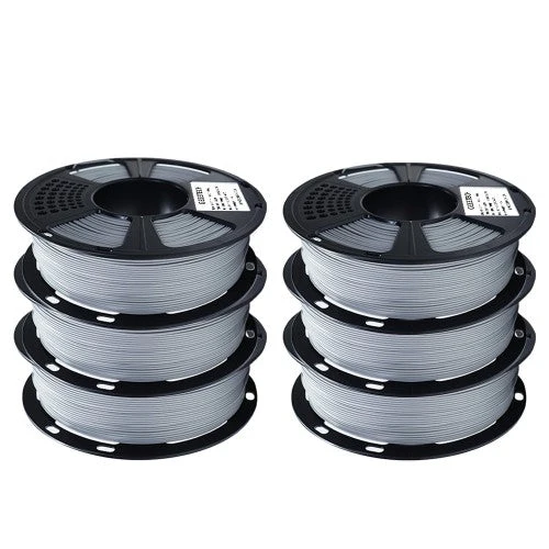 GEEETECH PLA 3D Printer Filament 1.75mm, 1kg Spool, 6 Rolls Bundle