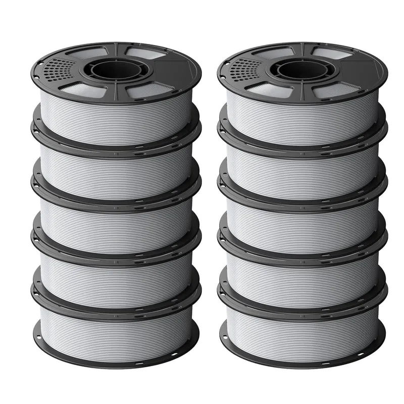 GEEETECH PLA 3D Printer Filament 1.75mm, 1kg Spool, 10 Rolls Bundle